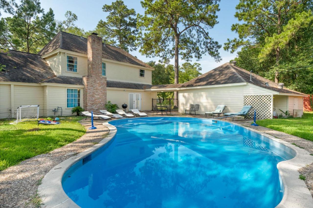 Pool Oasis Games Wifi Bbq Yard Sleep 16 Villa Houston Luaran gambar